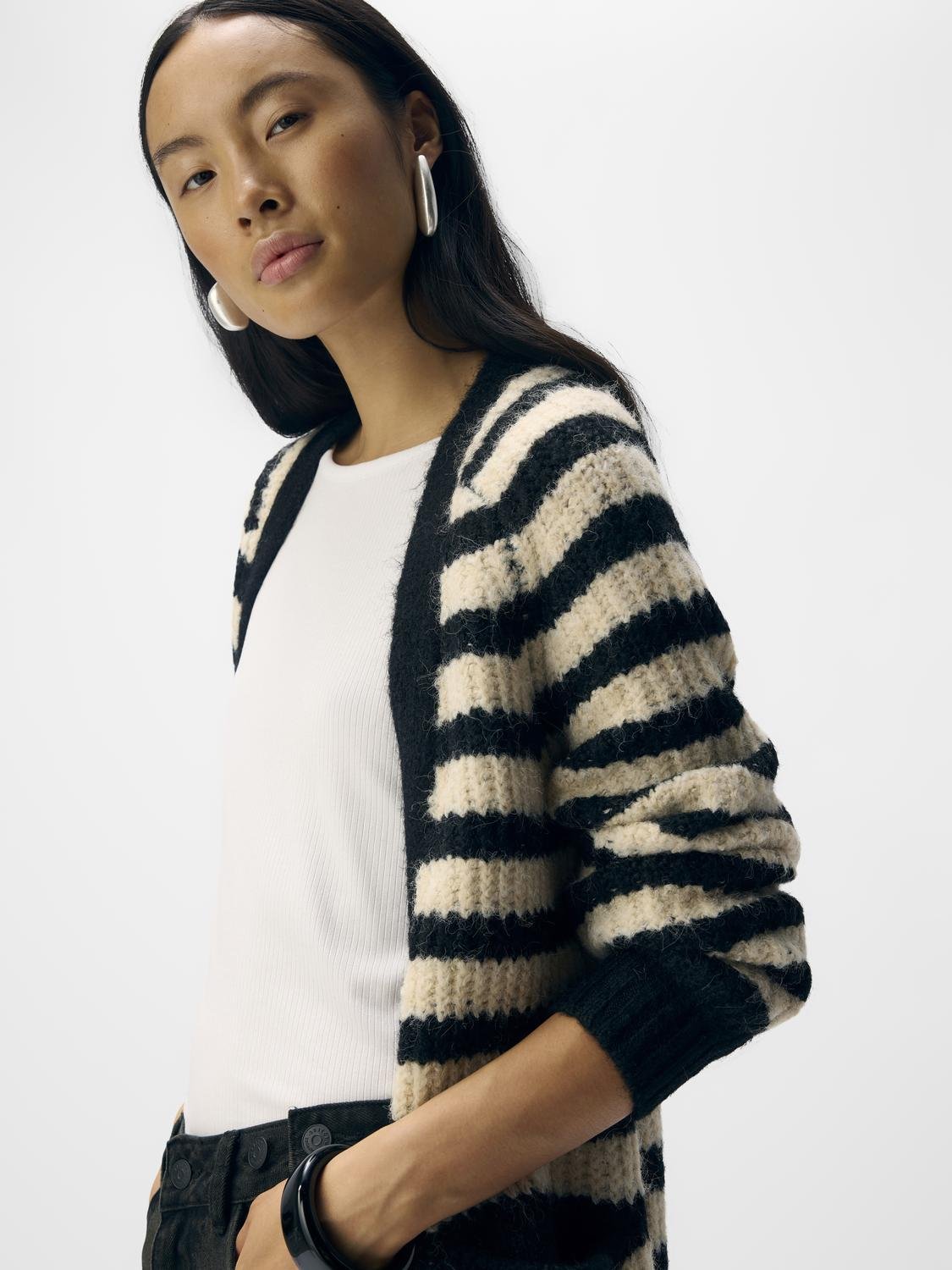 OBJMILU Knit Cardigan - Black - VERO MODA & VILA Bergvik